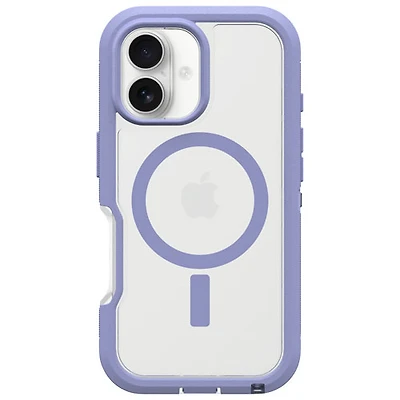 Étui rigide ajusté Defender XT d'OtterBox avec MagSafe pour iPhone 16 - Mauve Denver Dusk