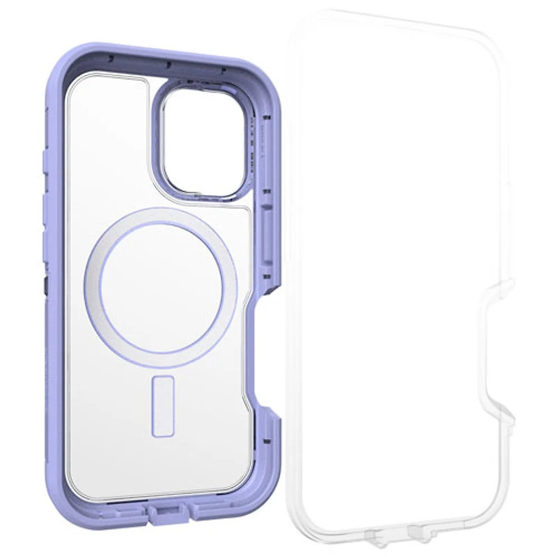 Étui rigide ajusté Defender XT d'OtterBox avec MagSafe pour iPhone 16 - Mauve Denver Dusk