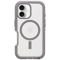 Étui rigide ajusté Defender XT d'OtterBox avec MagSafe pour iPhone 16 - Transparent Snow Capped