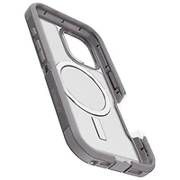 Étui rigide ajusté Defender XT d'OtterBox avec MagSafe pour iPhone 16 - Transparent Snow Capped