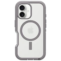 Étui rigide ajusté Defender XT d'OtterBox avec MagSafe pour iPhone 16 - Transparent Snow Capped