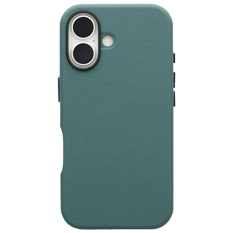 OtterBox Symmetry Cactus Leather Fitted Hard Shell Case with MagSafe for iPhone 16 - Sagebrush