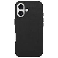 OtterBox Symmetry Cactus Leather Fitted Hard Shell Case with MagSafe for iPhone 16 - Noir Ash