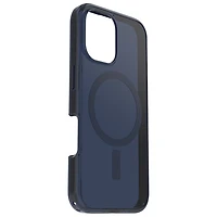 Étui rigide ajusté Symmetry d'OtterBox avec MagSafe pour iPhone 16 - Bleu Baby Blue Jeans