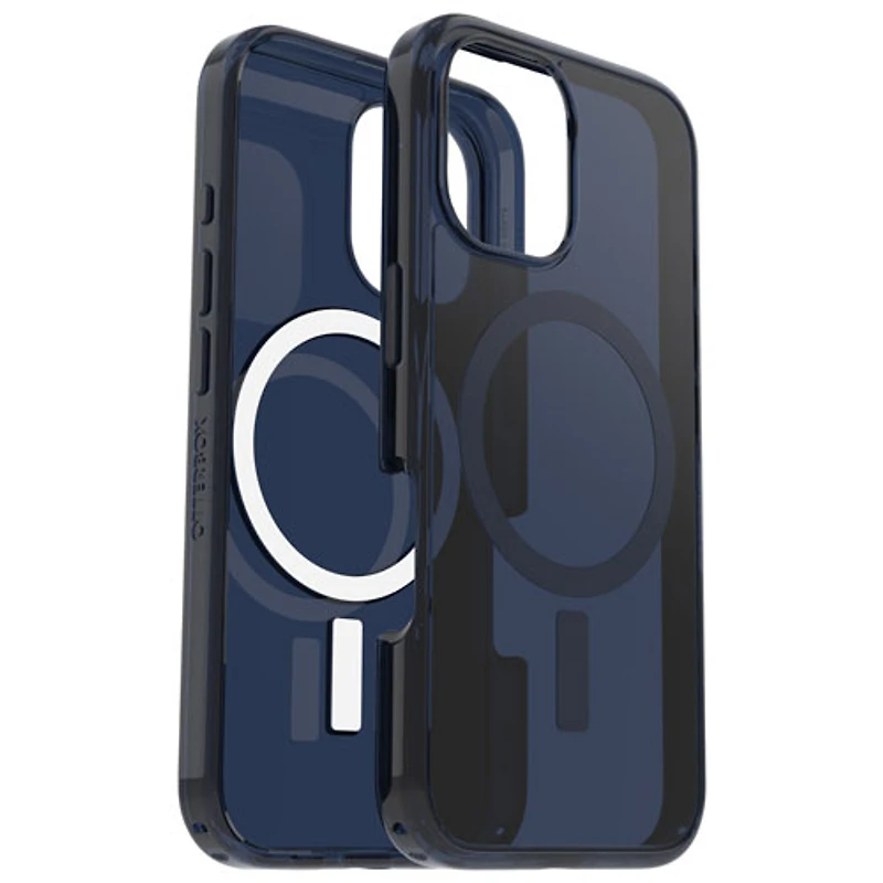 Étui rigide ajusté Symmetry d'OtterBox avec MagSafe pour iPhone 16 - Bleu Baby Blue Jeans
