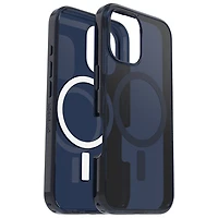 Étui rigide ajusté Symmetry d'OtterBox avec MagSafe pour iPhone 16 - Bleu Baby Blue Jeans