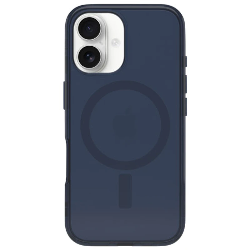 Étui rigide ajusté Symmetry d'OtterBox avec MagSafe pour iPhone 16 - Bleu Baby Blue Jeans