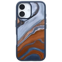 Étui rigide ajusté Symmetry d'OtterBox avec MagSafe pour iPhone 16 - Marbré High Desert Marble