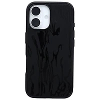 Étui rigide ajusté Symmetry d'OtterBox avec MagSafe pour iPhone 16 - Noir Spruce Bark