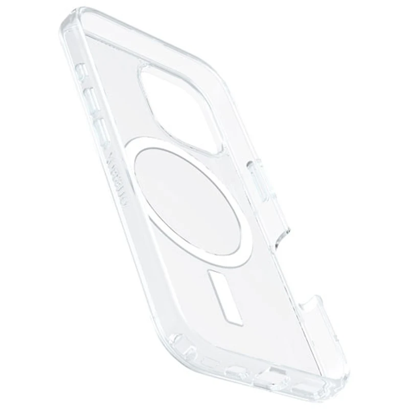 OtterBox Symmetry Fitted Hard Shell Case with MagSafe for iPhone 16 - Clear
