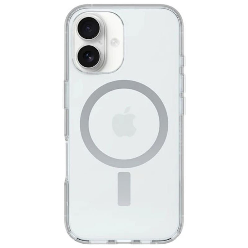 OtterBox Symmetry Fitted Hard Shell Case with MagSafe for iPhone 16 - Clear