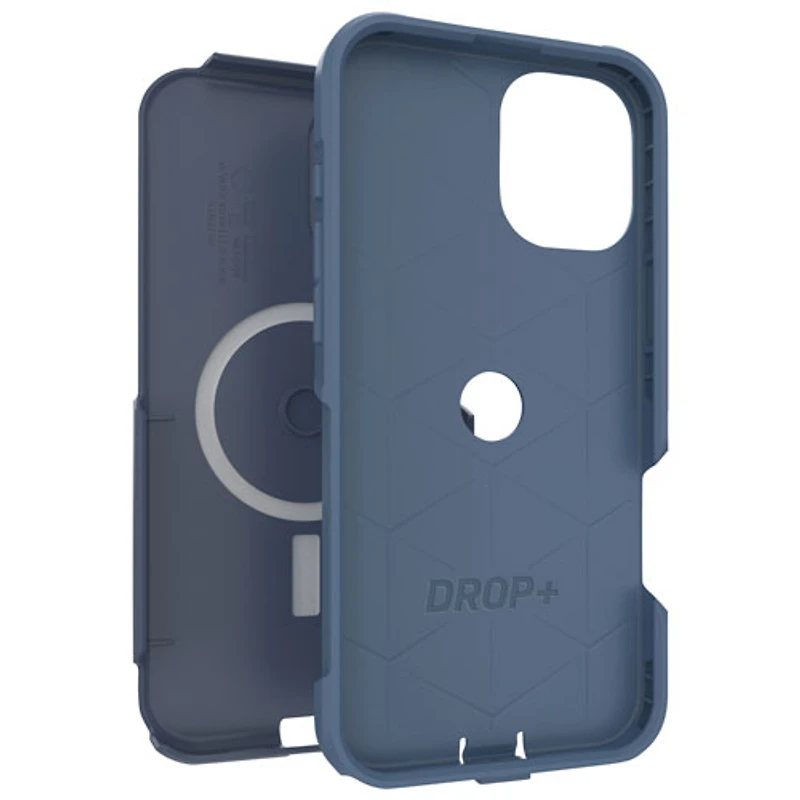 OtterBox Commuter Fitted Hard Shell Case with MagSafe for iPhone 16 Plus - Baby Blue Jeans