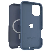 OtterBox Commuter Fitted Hard Shell Case with MagSafe for iPhone 16 Plus - Baby Blue Jeans