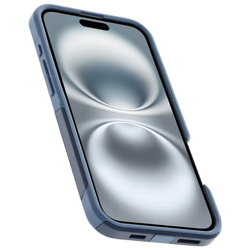 OtterBox Commuter Fitted Hard Shell Case with MagSafe for iPhone 16 Plus - Baby Blue Jeans