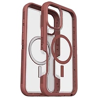 Étui rigide ajusté Defender XT d'OtterBox avec MagSafe pour iPhone 16 Plus - Rouge et blanc Dust Bowl