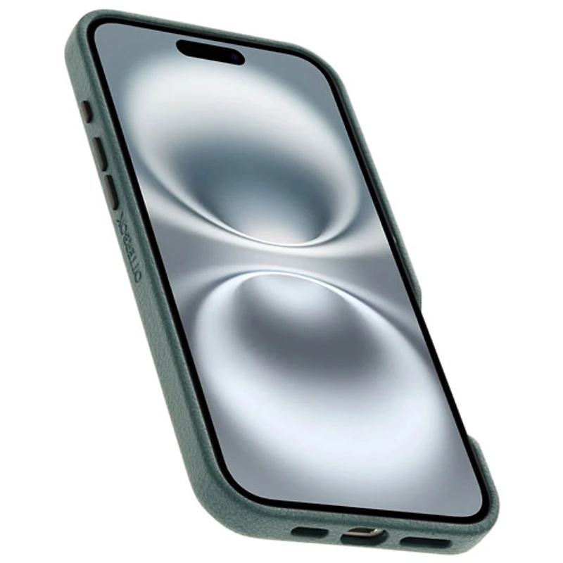 OtterBox Symmetry Cactus Leather Fitted Hard Shell Case with MagSafe for iPhone 16 Plus - Sagebrush