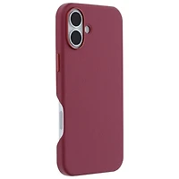 Étui rigide ajusté en cuir de cactus Symmetry d'OtterBox avec MagSafe pour iPhone 16 Plus - Rose Foxberry