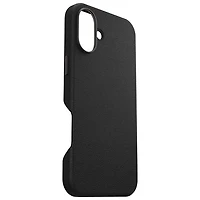 Étui rigide ajusté en cuir de cactus Symmetry d'OtterBox avec MagSafe pour iPhone 16 Plus - Noir Ash