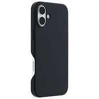 Étui rigide ajusté en cuir de cactus Symmetry d'OtterBox avec MagSafe pour iPhone 16 Plus - Noir Ash