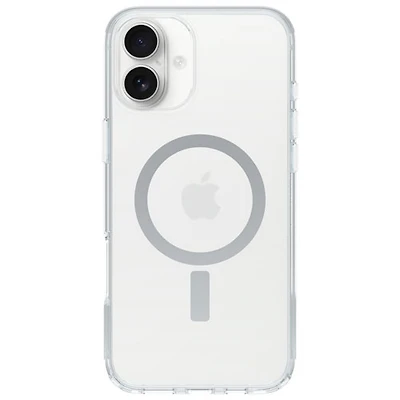Étui rigide ajusté Symmetry d'OtterBox avec MagSafe pour iPhone 16 Plus - Transparent