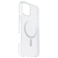 Étui rigide ajusté Symmetry d'OtterBox avec MagSafe pour iPhone 16 Plus - Transparent Stardust 3.0