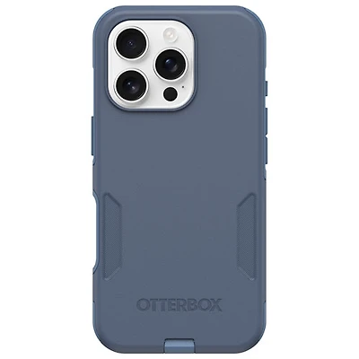 Étui rigide ajusté Commuter d'OtterBox avec MagSafe pour iPhone 16 Pro - Jean bleu poudre
