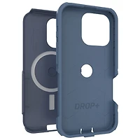 Étui rigide ajusté Commuter d'OtterBox avec MagSafe pour iPhone 16 Pro - Jean bleu poudre