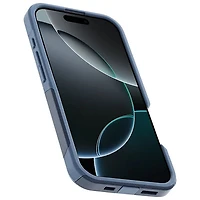 Étui rigide ajusté Commuter d'OtterBox avec MagSafe pour iPhone 16 Pro - Jean bleu poudre