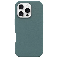 Étui rigide ajusté en cuir de cactus Symmetry d'OtterBox avec MagSafe pour iPhone 16 Pro - Branche de genévrier