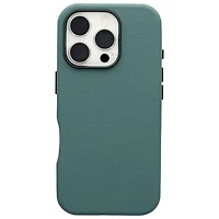 Étui rigide ajusté en cuir de cactus Symmetry d'OtterBox avec MagSafe pour iPhone 16 Pro - Branche de genévrier