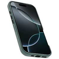 Étui rigide ajusté en cuir de cactus Symmetry d'OtterBox avec MagSafe pour iPhone 16 Pro - Branche de genévrier