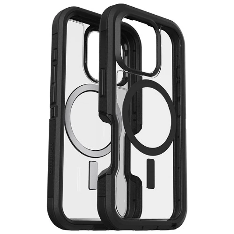 Étui rigide ajusté Defender XT d'OtterBox avec MagSafe pour iPhone 16 Pro - Côté sombre