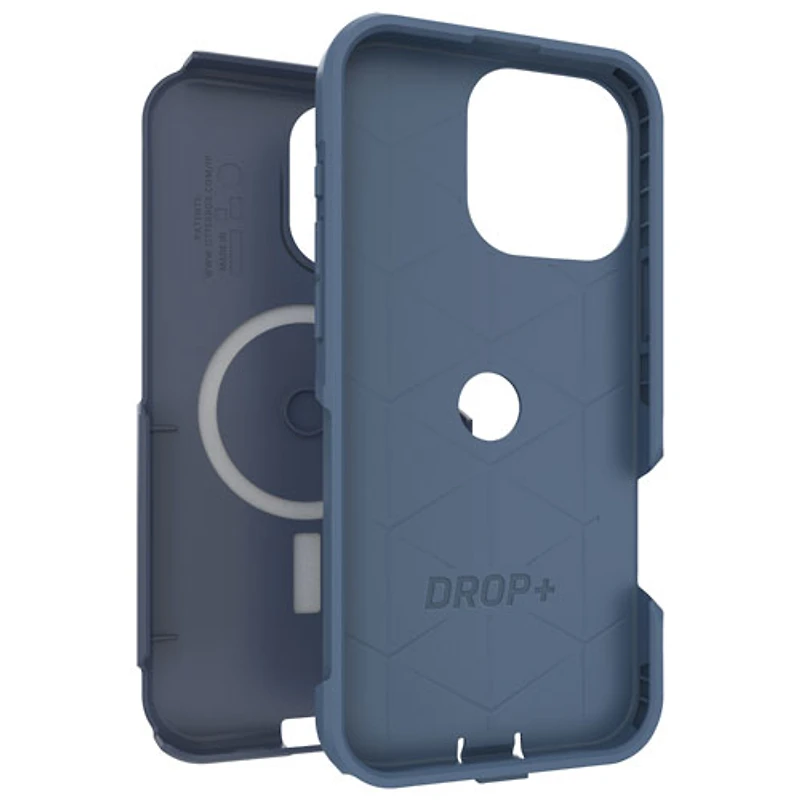 OtterBox Commuter Fitted Hard Shell Case with MagSafe for iPhone 16 Pro Max - Baby Blue Jeans
