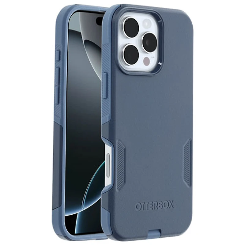 OtterBox Commuter Fitted Hard Shell Case with MagSafe for iPhone 16 Pro Max - Baby Blue Jeans
