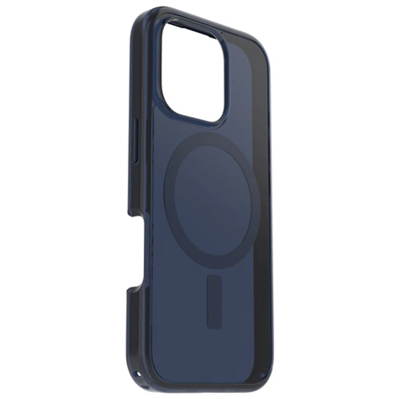 Étui rigide ajusté Symmetry d'OtterBox avec MagSafe pour iPhone 16 Pro - Ours bleu