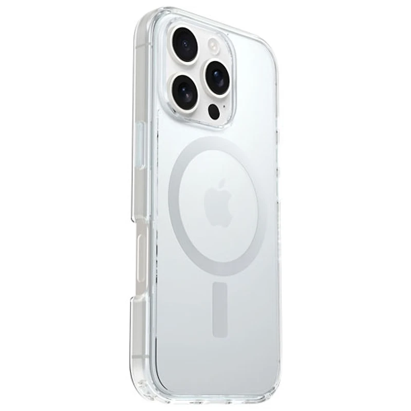 OtterBox Symmetry Fitted Hard Shell Case with MagSafe for iPhone 16 Pro - Clear