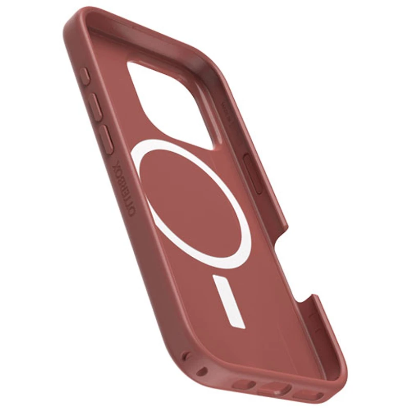 Étui rigide ajusté Symmetry d'OtterBox avec MagSafe pour iPhone 16 Pro - Rouille automnale