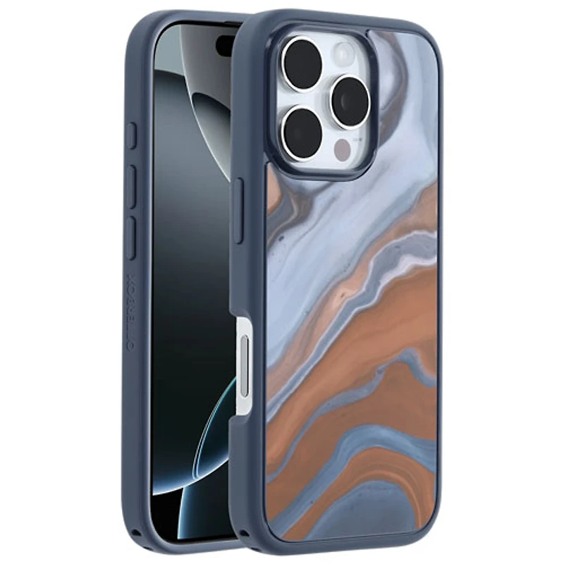 Étui rigide ajusté Symmetry d'OtterBox avec MagSafe pour iPhone 16 Pro - Agate du Haut désert