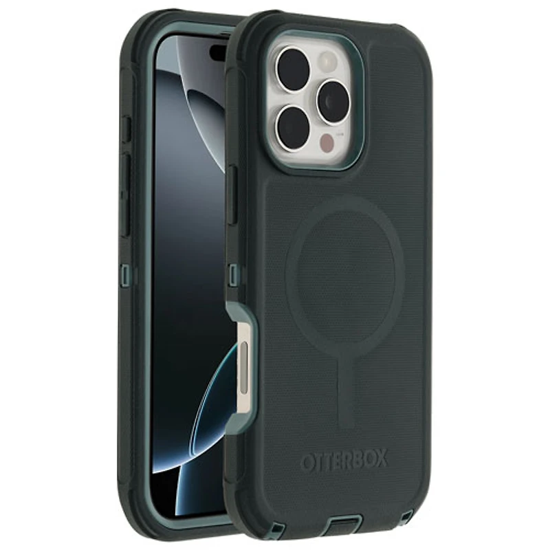 Étui rigide ajusté Defender Pro d'OtterBox avec MagSafe pour iPhone 16 Pro Max - Armoise