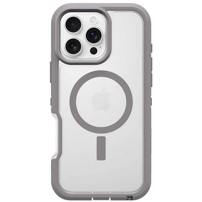 OtterBox Defender XT Fitted Hard Shell Case with MagSafe for iPhone 16 Pro Max - Snow Capped Clear
