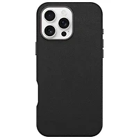 OtterBox Symmetry Cactus Leather Fitted Hard Shell Case with MagSafe for iPhone 16 Pro Max - Noir Ash