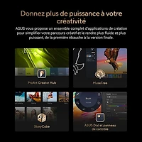 Portable à écran tactile DELO 4K de 16 po ProArt P16 d'ASUS - Noir nano (Ryzen AI 9 HX 370 d'AMD/SSD 2 To/RAM 64 Go/GeForce RTX 4070 de NVIDIA/Windows 11)