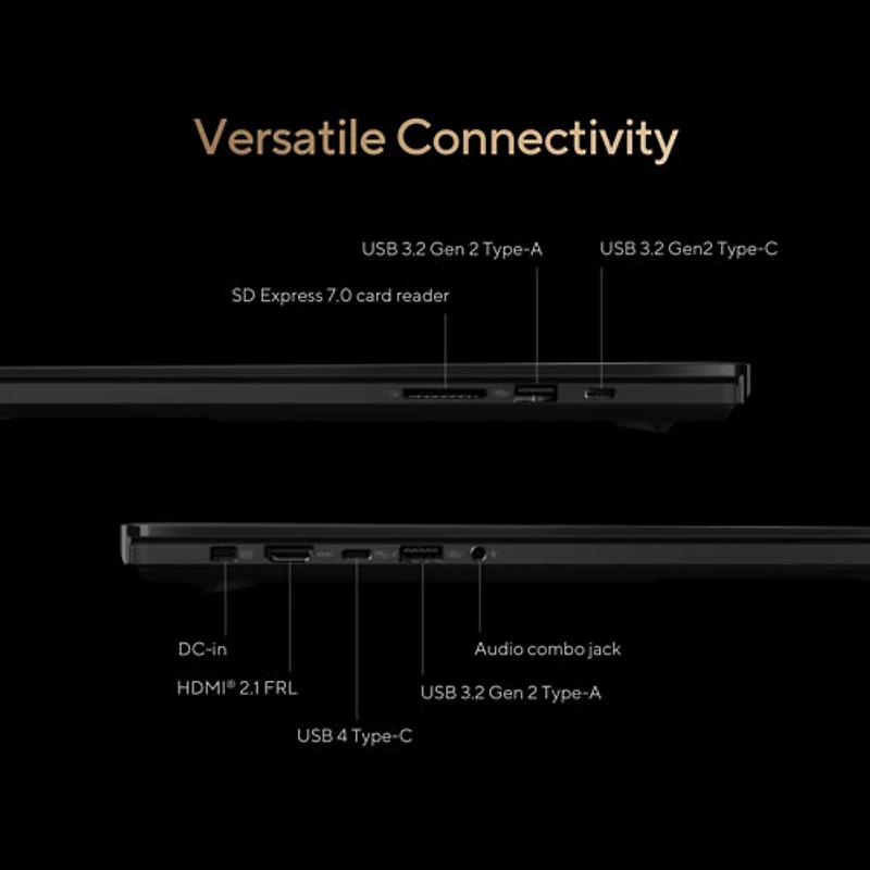 Portable à écran tactile DELO 4K de 16 po ProArt P16 d'ASUS - Noir nano (Ryzen AI 9 HX 370 d'AMD/SSD 2 To/RAM 64 Go/GeForce RTX 4070 de NVIDIA/Windows 11)