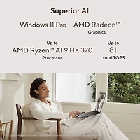 ASUS Zenbook S 16 16" OLED Touchscreen Laptop - Zumaia Gray (AMD Ryzen AI 9 HX 370/1TB SSD/32GB RAM/AMD Radeon 890M/Window 11)