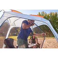 Auvent en dôme à moustiquaire 8 x 8 pi Skyshade de Coleman - Gris