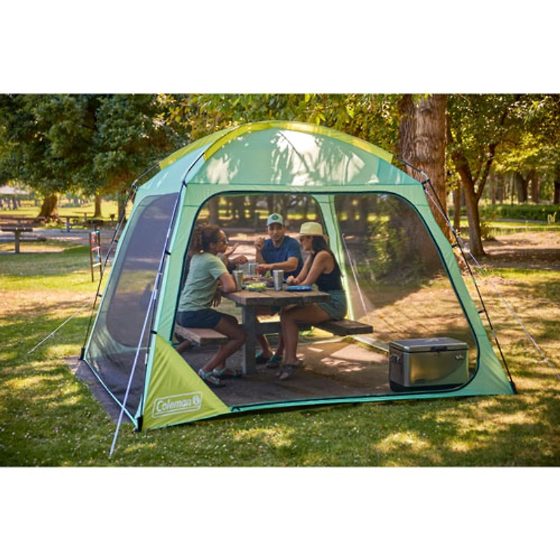 Coleman Skyshade 10 x 10 ft. Screen Dome Canopy - Green