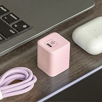 Logiix Vibrance Power Cube Mini 20W USB-C Wall Charger - Blush