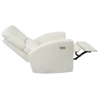 Fauteuil coulissant électrique en cuir reconstitué Habana de Dream On Me - Blanc