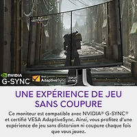 Alienware 32" 4K UHD 240Hz 0.03ms Curved QD OLED Gaming Monitor (AW3225QF) - Lunar Light