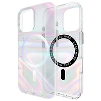 Case-Mate Soap Bubble Fitted Hard Shell Case with MagSafe for iPhone 16 - Iridescent
